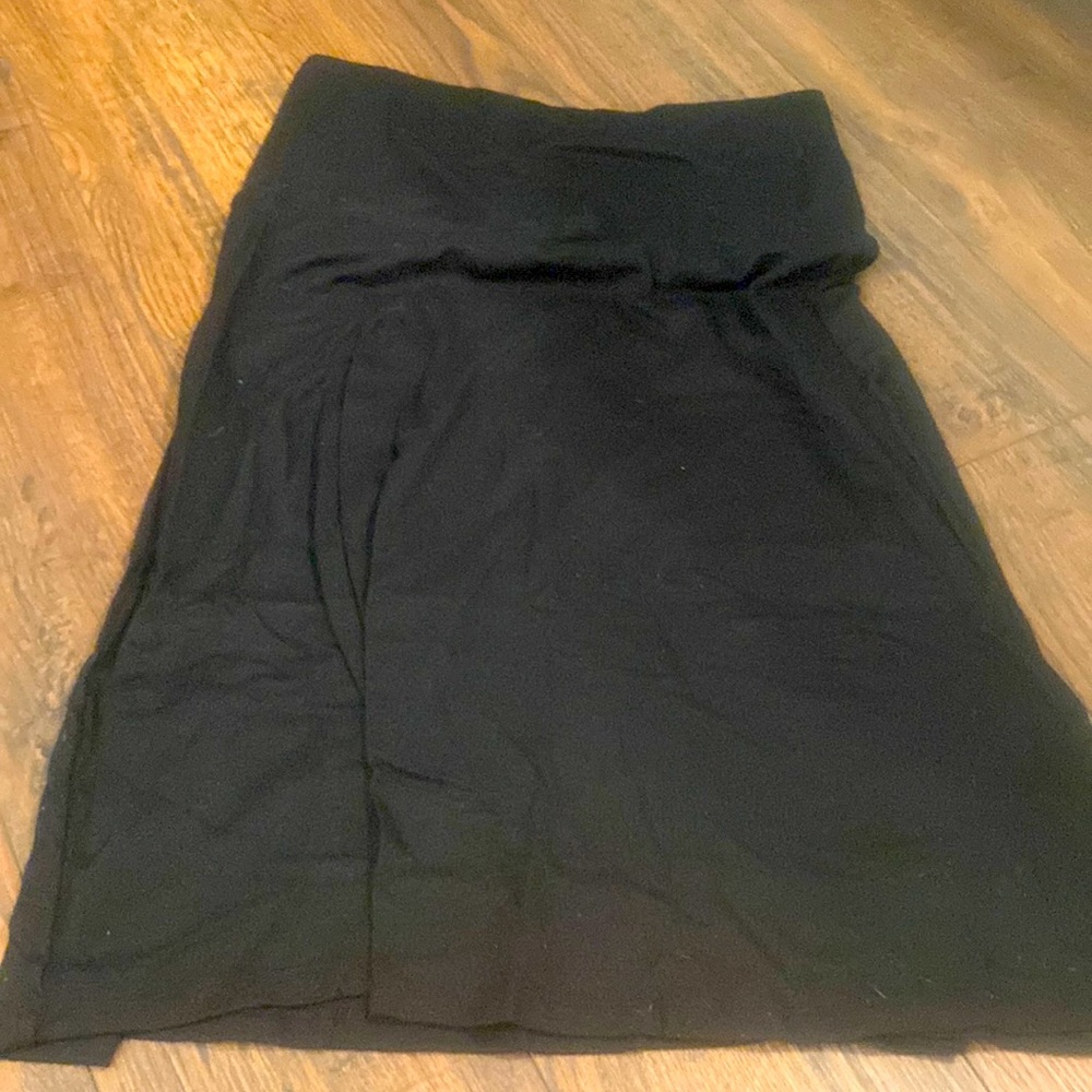 Old Navy Black Fold Over Skirt